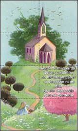 Puzzle Ángel de mi Guarda - Ilustración con fichas