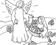 Anunciación de la Virgen María: lámina 6