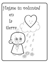 Padre Nuestro para colorear