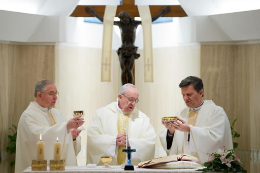 Santo Padre Francisco: catequesis sobre la Eucaristía