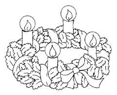 Corona de Adviento - Lámina 1