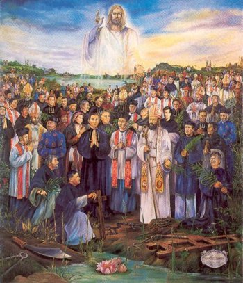 Santos Tomás Dinh Viet Du y Domingo Nguyen Van Xuyên, y 117 los mártires de Vietnam