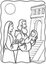 Presentación del niño Jesús en el templo - Lámina 2