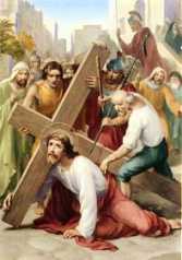 III ESTACIÓN: JESÚS CAE POR PRIMERA VEZ
