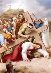 IX ESTACIÓN: JESÚS CAE POR TERCERA VEZ