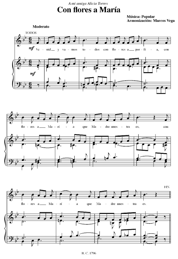 con_flores_a_maria_partitura_1