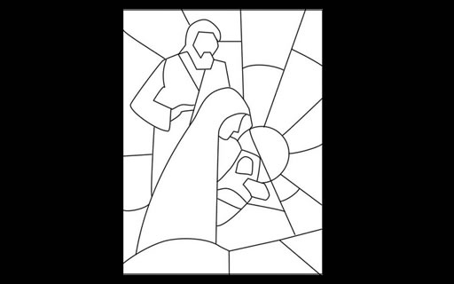 ¡Colorea al Divino Niño Jesús!