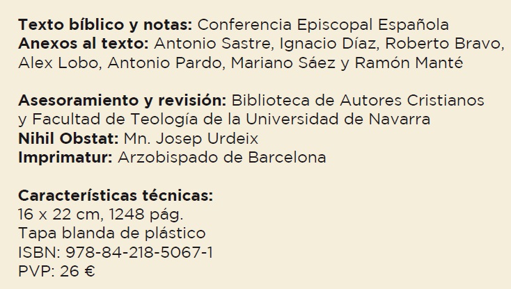 Biblia Escolar de Casals